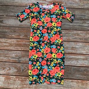 LulaRoe Rose Floral Dress | Size S